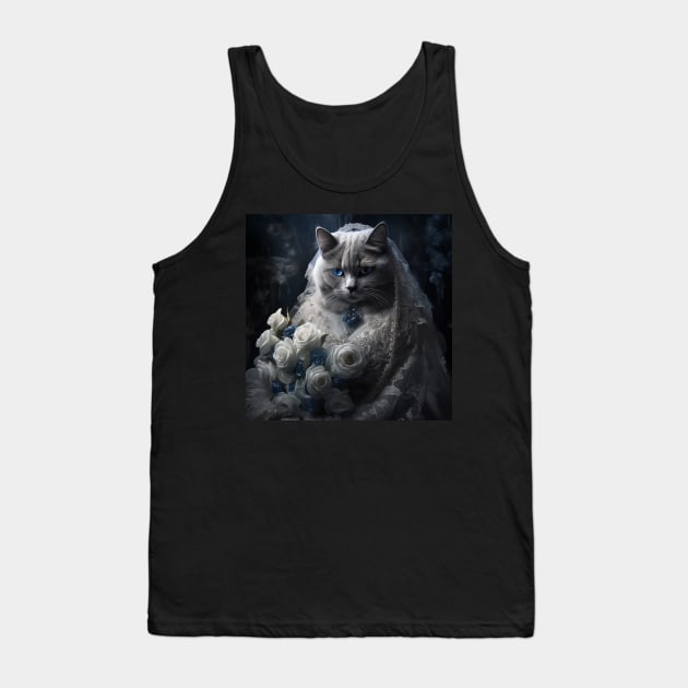 Ghostly Bride British Shorthair Tank Top by Enchanted Reverie